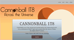 Desktop Screenshot of cannonball.skule.ca