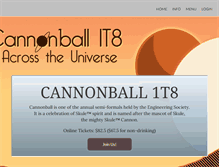 Tablet Screenshot of cannonball.skule.ca