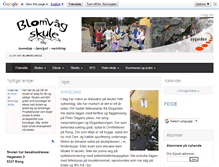 Tablet Screenshot of blomvag.skule.no