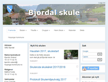 Tablet Screenshot of bjordal.skule.no