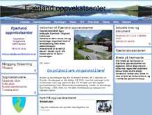 Tablet Screenshot of fjerland.skule.no