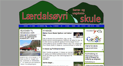 Desktop Screenshot of laerdalsoyri.skule.no
