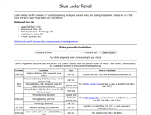 Tablet Screenshot of lockers.skule.ca