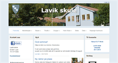 Desktop Screenshot of lavik.skule.no