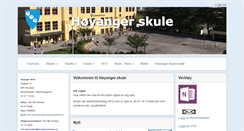 Desktop Screenshot of hoyanger.skule.no